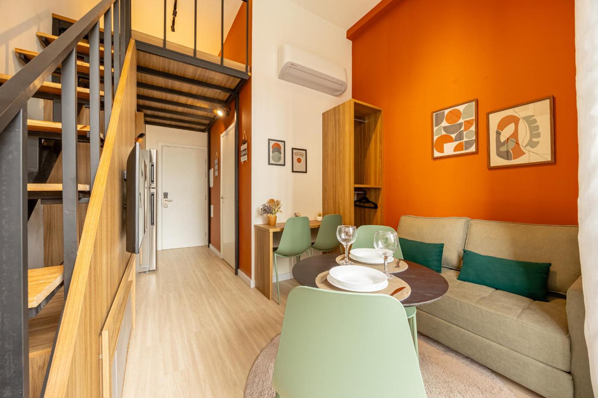 Apartamento Easy Star - Belo Com Mezanino No Coracao Do Brooklin - Mo01i São Paulo